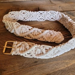 Macramé riem