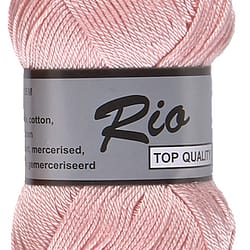 Rio haakkatoen baby roze (708)