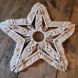 Kerstster macramé pakket