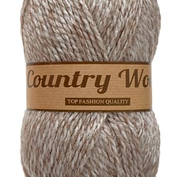 Country wool mix bruin/naturel (791)