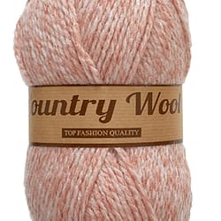 Country wool mix Roze-Naturel (710)