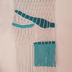Wandhanger met lontwol