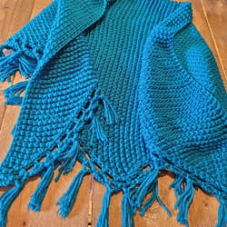Omslagdoek met franjes