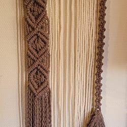 Macramé wandhanger 2 kleuren