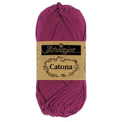 Scheepjes Catona Tyrian Purple (128) 50g