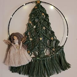 Macramépakket Kerstboom in ring