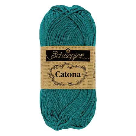 Scheepjes Catona (400) Dark Teal 50g