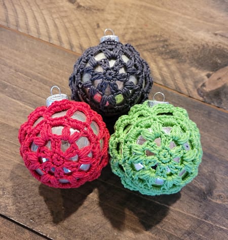 Haakpakket kerstballen
