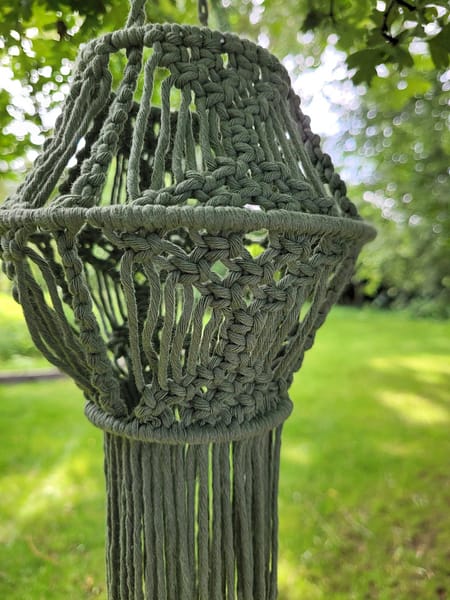 Macramé Lampion JILL - Afbeelding 3
