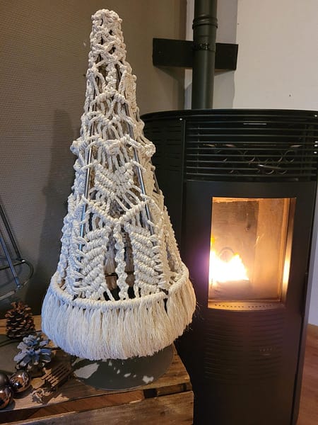 Macramépakket Kerstboom met frame - Afbeelding 4